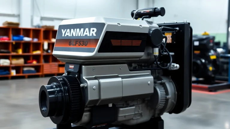 Showcase of the YANMAR 6LF530 INBOARD DIESEL ENGINE SALE! highlighting its robust engineering and premium design.