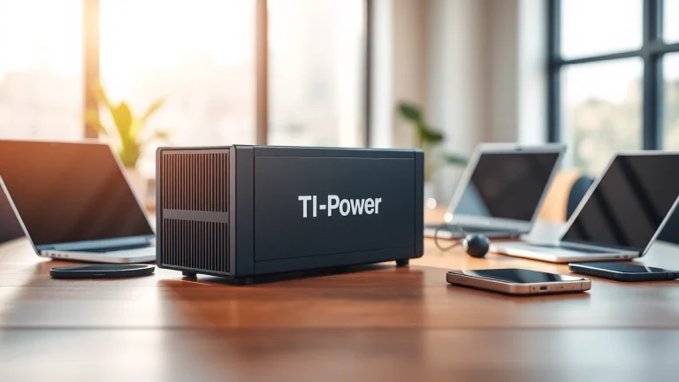 Enhance your tech setup with TPower's premier power supply, showcasing reliability and design.