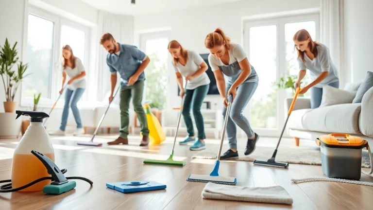 Bond cleaning Logan professionals meticulously cleaning a residential property, ensuring a thorough service.