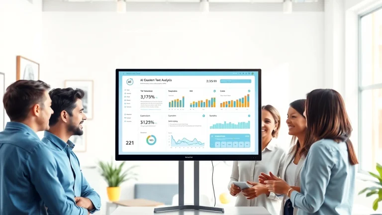 Analyze and verify accuracy with an ai checker tool on a digital display.