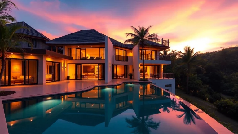 View a stunning luxury pool villa by a trustworthy Phuket real estate agent offering top-tier properties.
