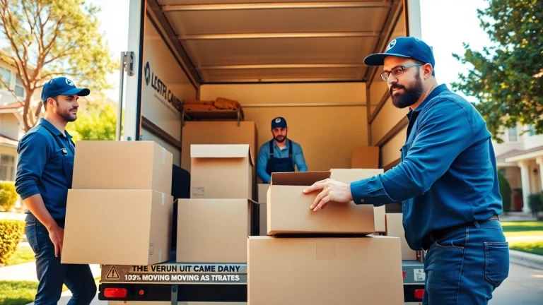 Movers from a trusted moving company Canada efficiently packing for a residential move.