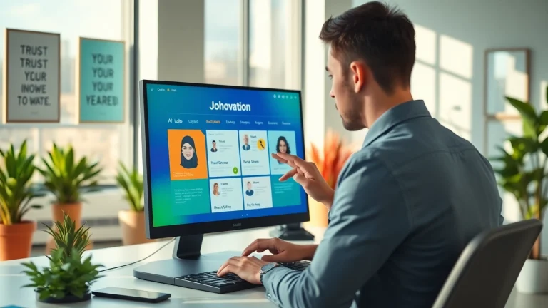 Engage with an AI Job matching tool for discovering job opportunities in a professional setting.