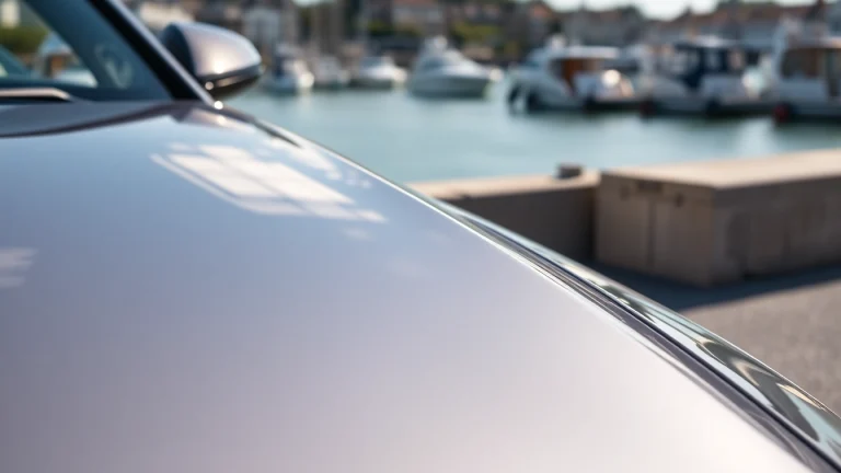 Transform your vehicle with premium ceramic coating Southampton, showcasing a luxury car's glossy finish.