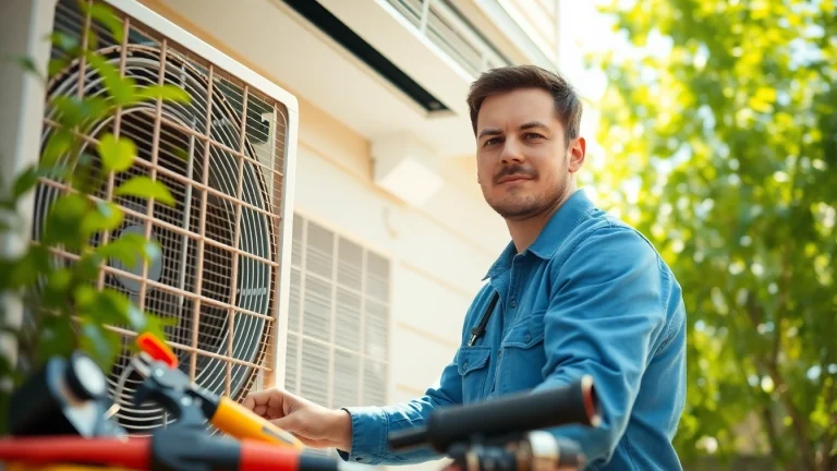 Reliable AC repair in Mesa, AZ by a professional technician, showcasing expert service and maintenance.