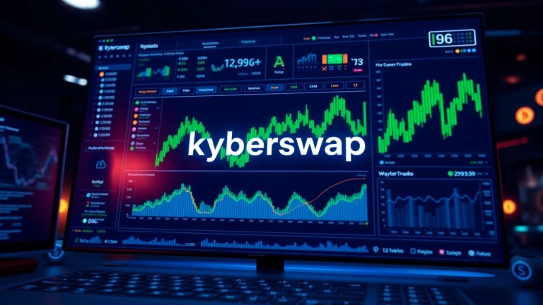 Trade efficiently using kyberswap with advanced tools and vibrant data visualizations.