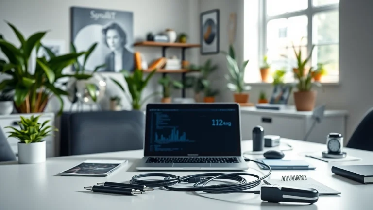 Connect the starlink mini 12v cable to optimize your internet setup in a professional home office.
