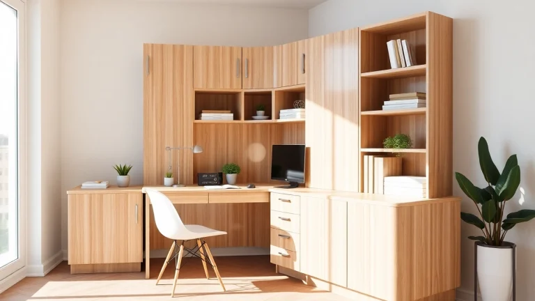Schreibtisch Schrank mit modernem Design für effiziente Arbeitsorganisation
