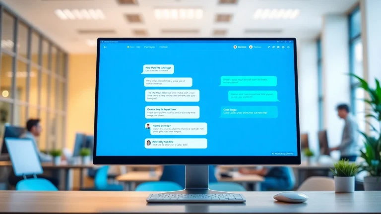 Enhance user engagement with a dynamic website chatbot interface on a desktop.