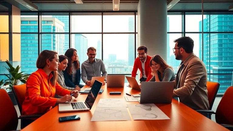 Delivering IT Services Markham solutions with a collaborative team in a modern office